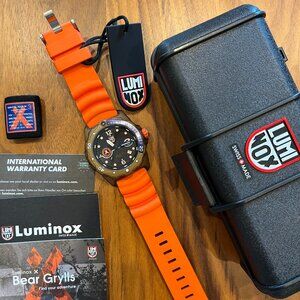COPY - Luminox Bear Grylls Survival Eco (42mm Orange Rubber Strap) XB.3729.ECO …